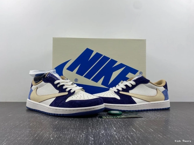 Kicktheory TRAVIS 1 X SCOTT JORDAN DM7866-808 AIR CUSTOM 0628